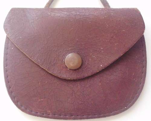 Leather Purse + Necktie
