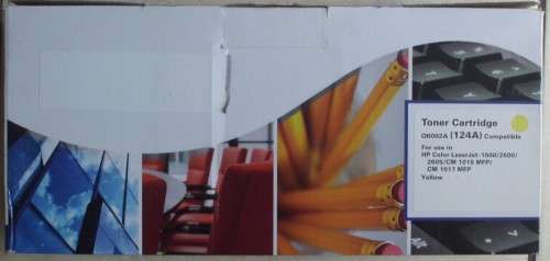 HP Toner 124A - Yellow - Compatible - Unused