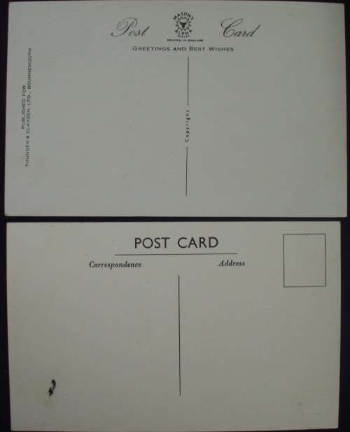 Postcards x 2 - UK - Vintage - Unused