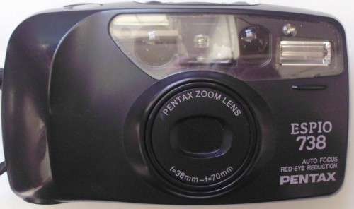 Camera - Pentax Espio 738 + Bag - not working