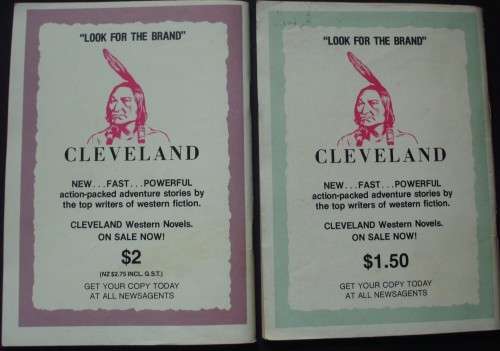 Comic Book x 2 - Iron Horse/Cleveland Western 262/278 - Vintage