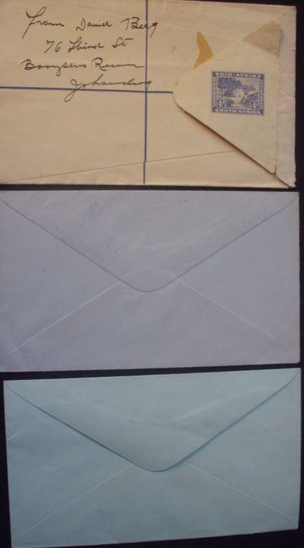 Stamp - Letters x 3 - SA - Vintage