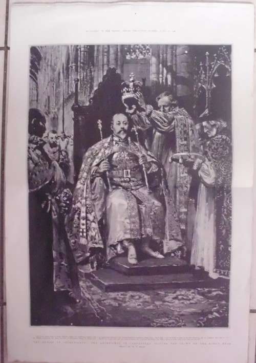 Newspaper - Coronation King Edward - 1902