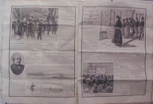 Newspaper -  Queen Elizabeth`s Death - 1901