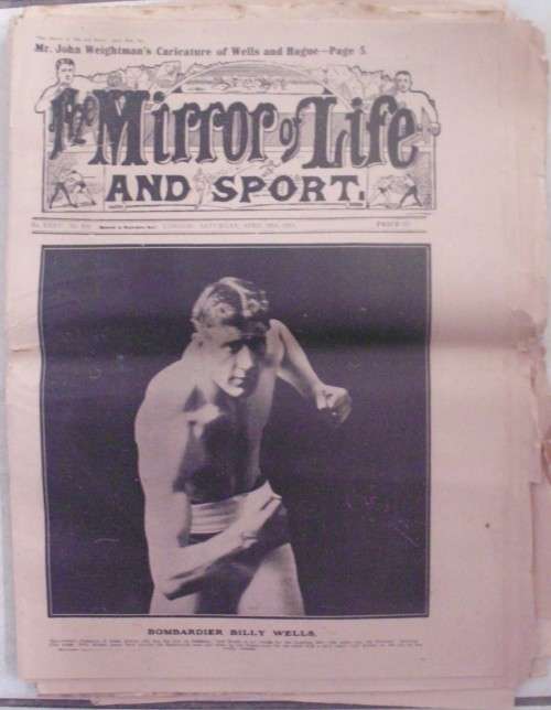 Newspapers x 9 - Boxing Greats 1909-1911