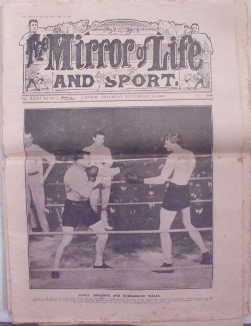 Newspapers x 9 - Boxing Greats 1909-1911