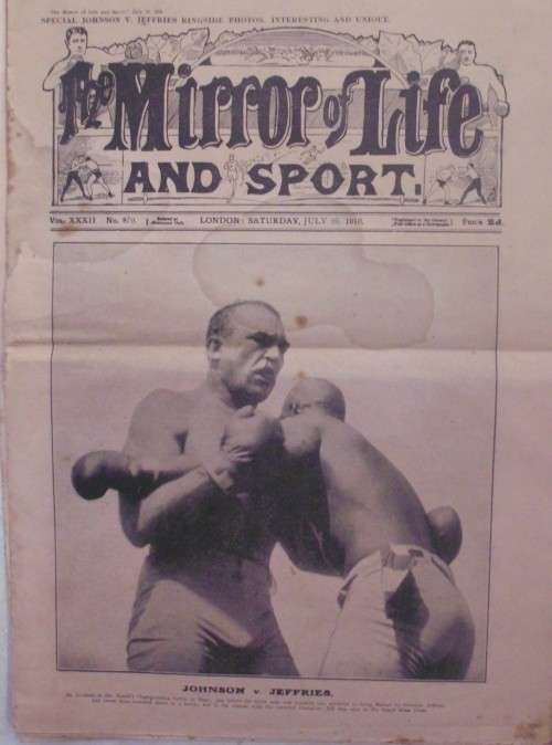Newspapers x 9 - Boxing Greats 1909-1911
