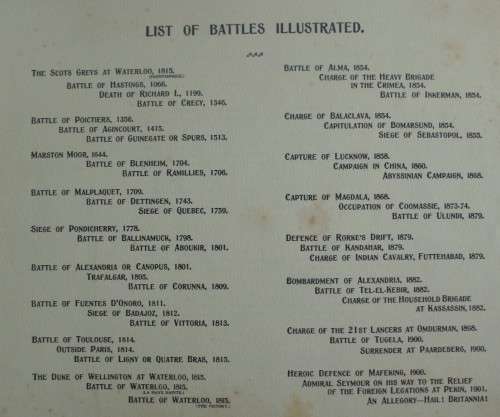 Prints - British Battles - 1902 - 13 Portfolios.