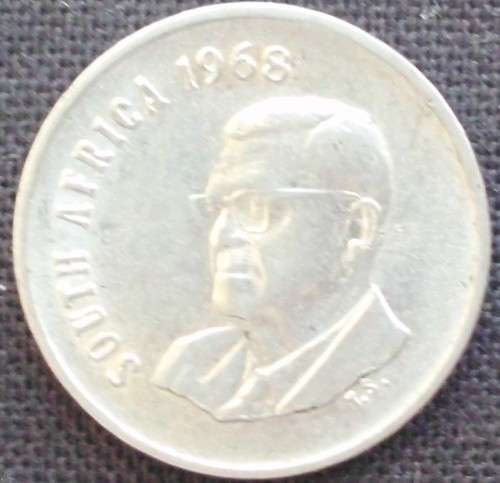Coin - RSA 5 Cent - 1968 - English