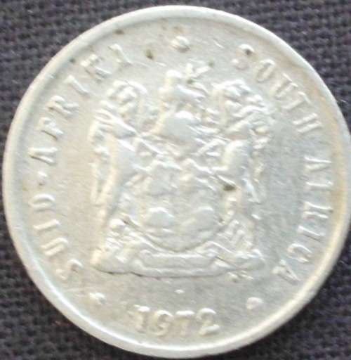 Coin - RSA 5 Cent - 1972 - English