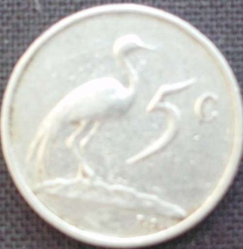 Coin - RSA 5 Cent - 1972 - English
