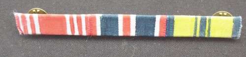 Military Ribbons - WW2 - USA - Good Conduct/Unit Award/Comm.