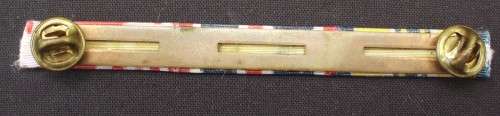 Military Ribbons - WW2 - USA - Good Conduct/Unit Award/Comm.