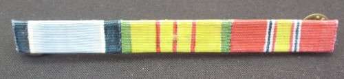 Military Ribbons - WW2 - USA - Life Saving/Vietnam/Nat.Defence