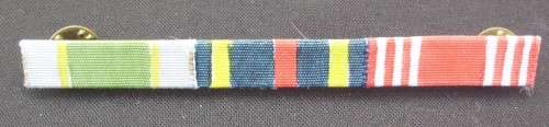 Military Ribbons - WW2 - USA - Mmanship/Comm/Unit Award