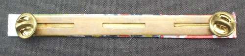 Military Ribbons - WW2 - USA - Mmanship/Comm/Unit Award