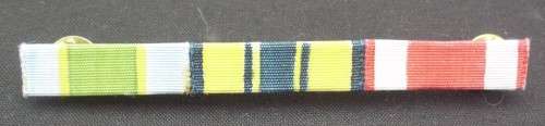 Military Ribbons - WW2 - USA - Mmanship/Comm/Legion Of Merit