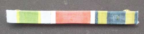 Military Ribbons - WW2 - USA - Mmanship/Air Medal/Legion Of Merit