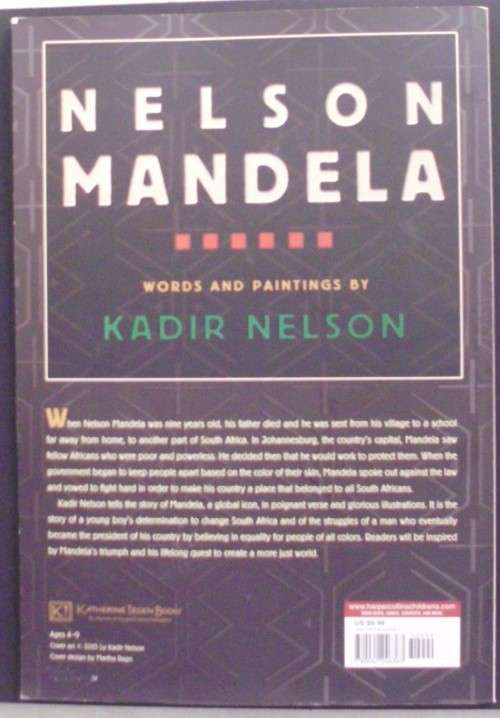 Book - Nelson Mandela - By Kadir Nelson