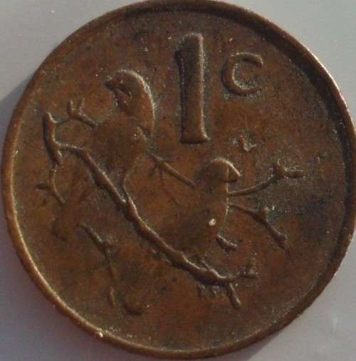 Coin - RSA 1 Cent - 1969 VF - Suid Afrika