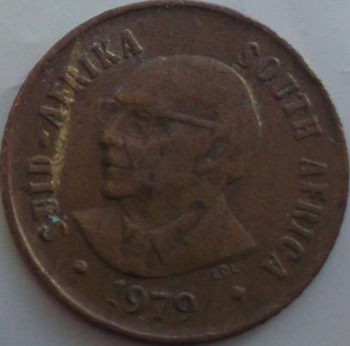 Coin - RSA 1 Cent - 1979 VF - South Africa