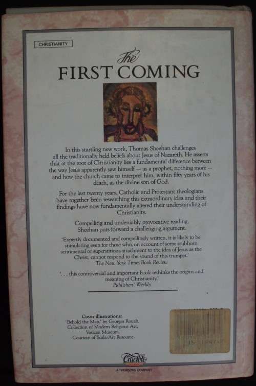Bible/Book - The First Coming - Thomas Sheehan - 1988