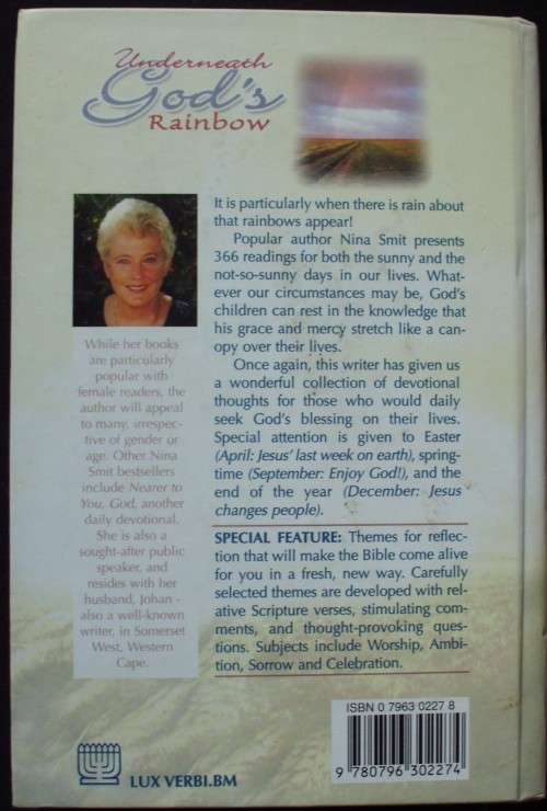 Bible/Book - Underneath God`s Rainbow - Nina Smit - 2004 - B