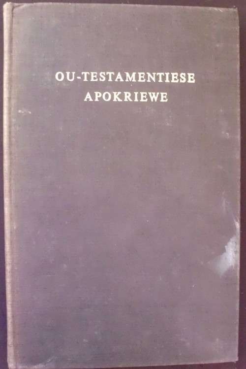 Bible - Ou Testamentiese Apokriewe - 1959