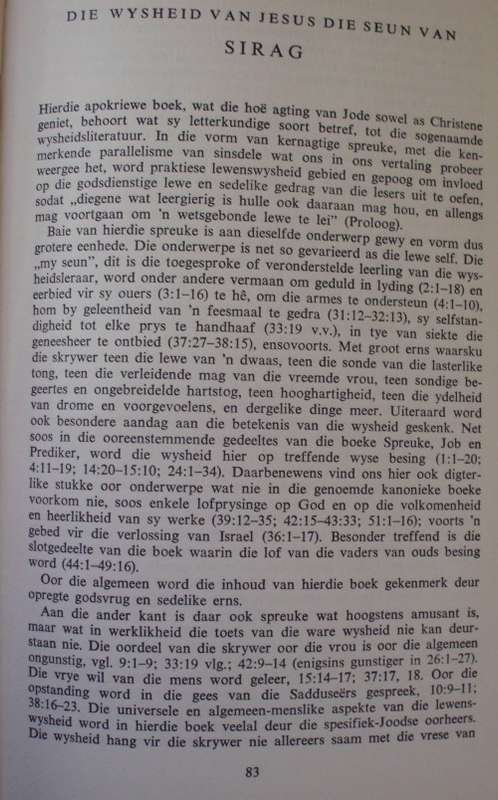 Bible - Ou Testamentiese Apokriewe - 1959