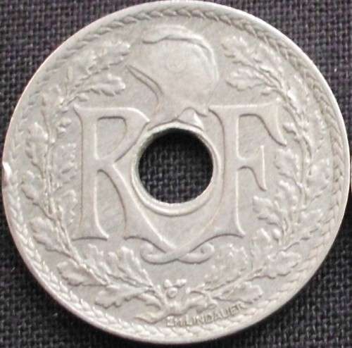 Coin - France - 25 Centimes - 1937