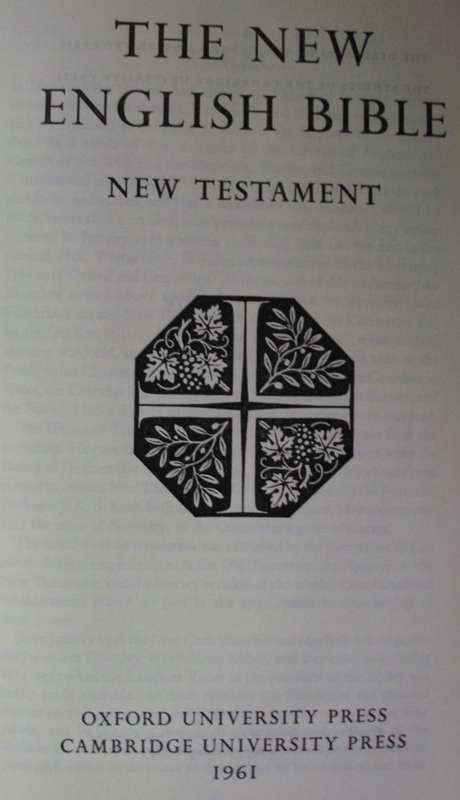 Bible - A New English Bible - NT - 1961