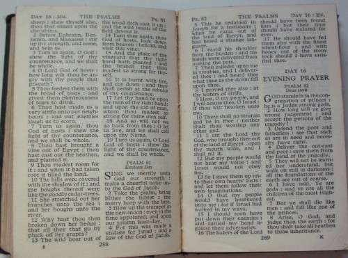 Bible - Common Prayer Book - 1923