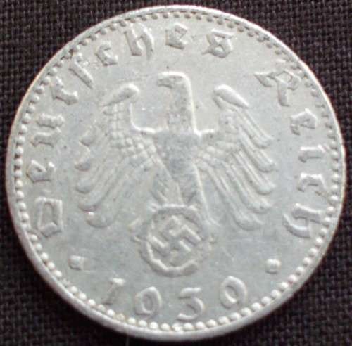Coin - Germany - 50 Reichsfennig - 1930J - Aluminium