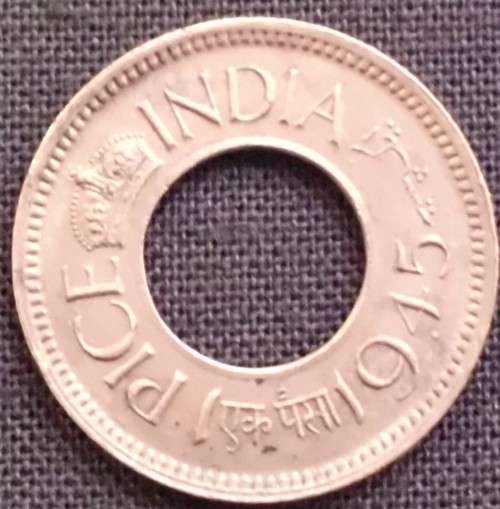 Coin - India 1 Pice 1945L - Restrike
