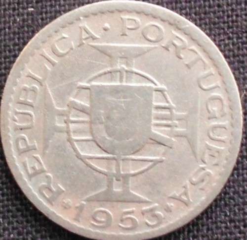 Coin - Angola - 2,5 Escudos - 1953