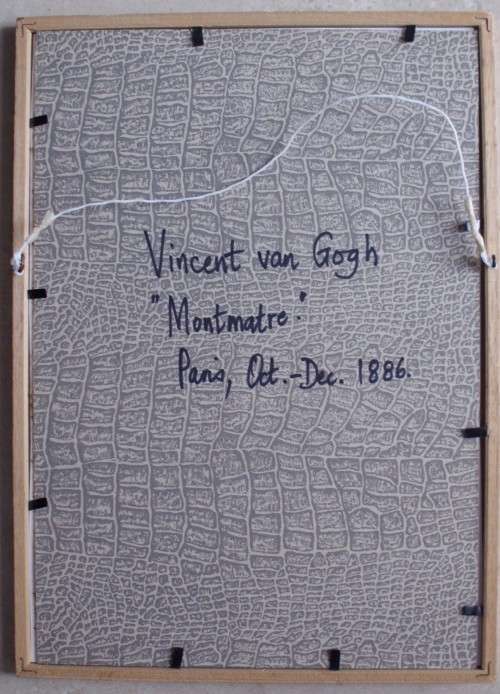 Print - Van Gogh - Montmartre - Framed