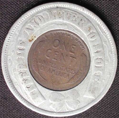 Token - Niagara Falls - With USA Lincoln Coin 1911- Vintage
