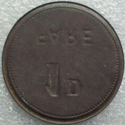 Token - 1d Fare - UK - Unknown