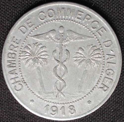 Token - Algiers - 10 centimes - 1918