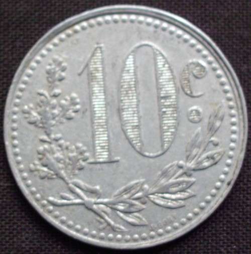 Token - Algiers - 10 centimes - 1918