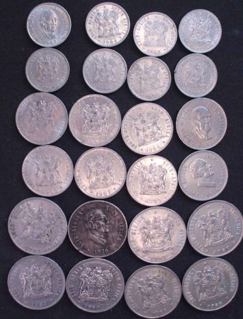 Coin - RSA x 32 - 5c/10c/20c - 70s/80s - A