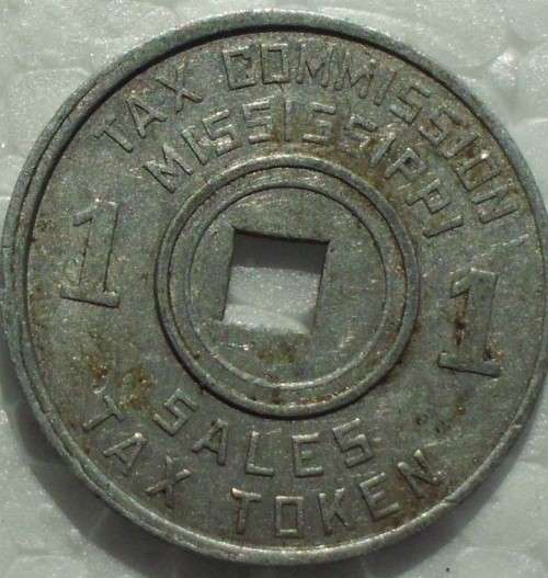 Token - Mississipi - Transport - Vintage