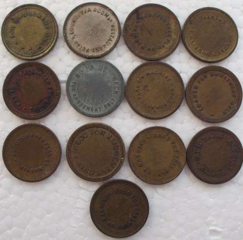 Token - Various x 13 - Vintage