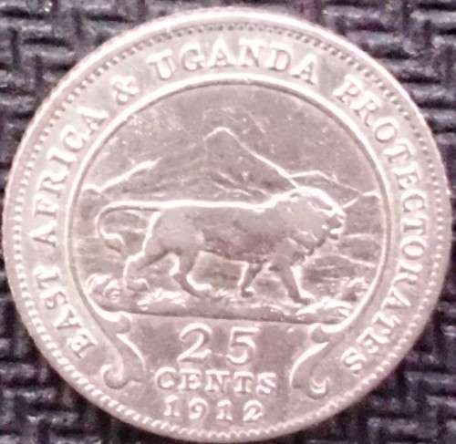 Coin - East Africa - 25 Cents 1912 - Unusual Error