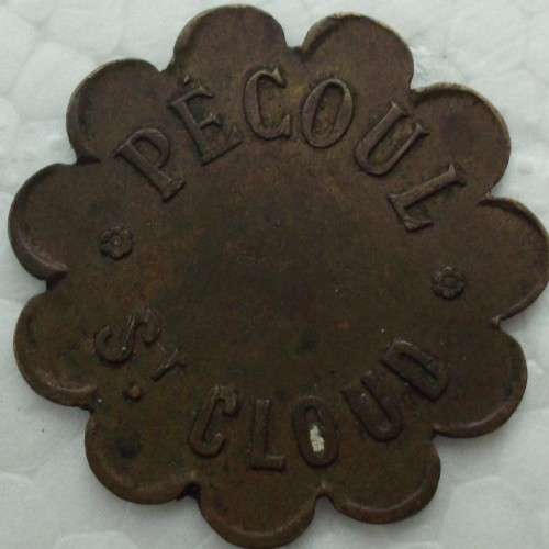 Token - Pecoul St.Cloud - 1902 - Brass