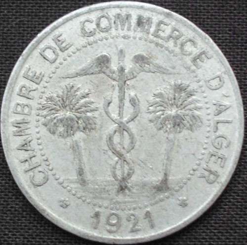 Token - Chamber Of Commerce - Algiers - 1921 - 10 C