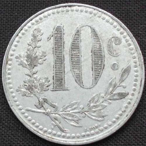 Token - Chamber Of Commerce - Algiers - 1921 - 10 C