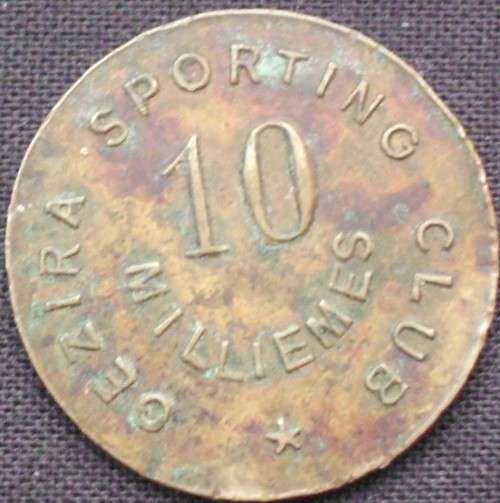 Token - Gezira Club - Egypt - 10 Miliemes - Antique