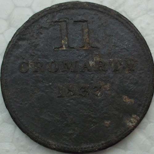 Token - Communion - Scotland - 1833 - Error