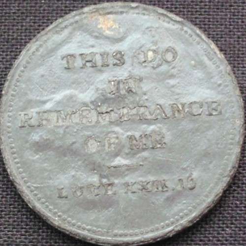 Token - Communion - Scotland - 1833 - Error
